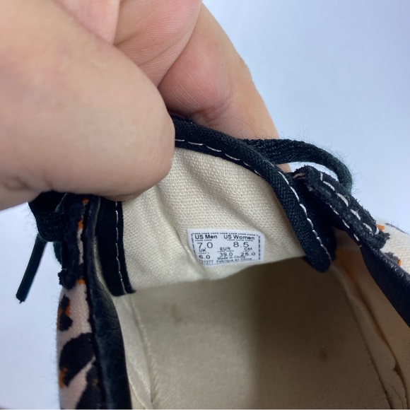 Vans Off the Wall Womens 8.5 Mens 7 Ultra Cush Lace Up Sneakers Leopard Print - Picture 6 of 7
